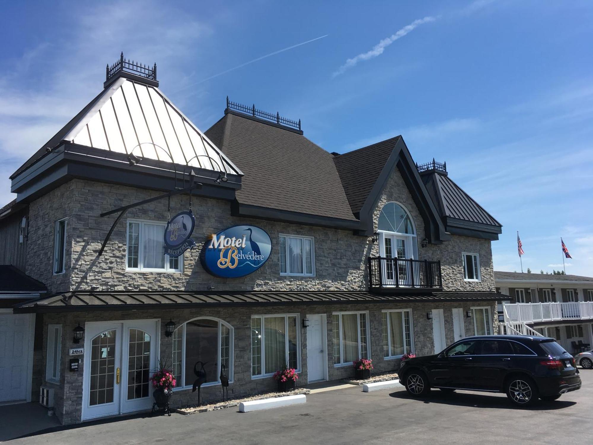 Motel Vue Belvedere Saint-Siméon Exterior foto