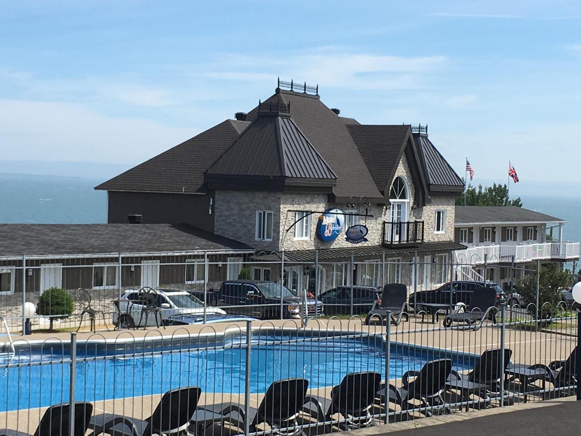 Motel Vue Belvedere Saint-Siméon Exterior foto