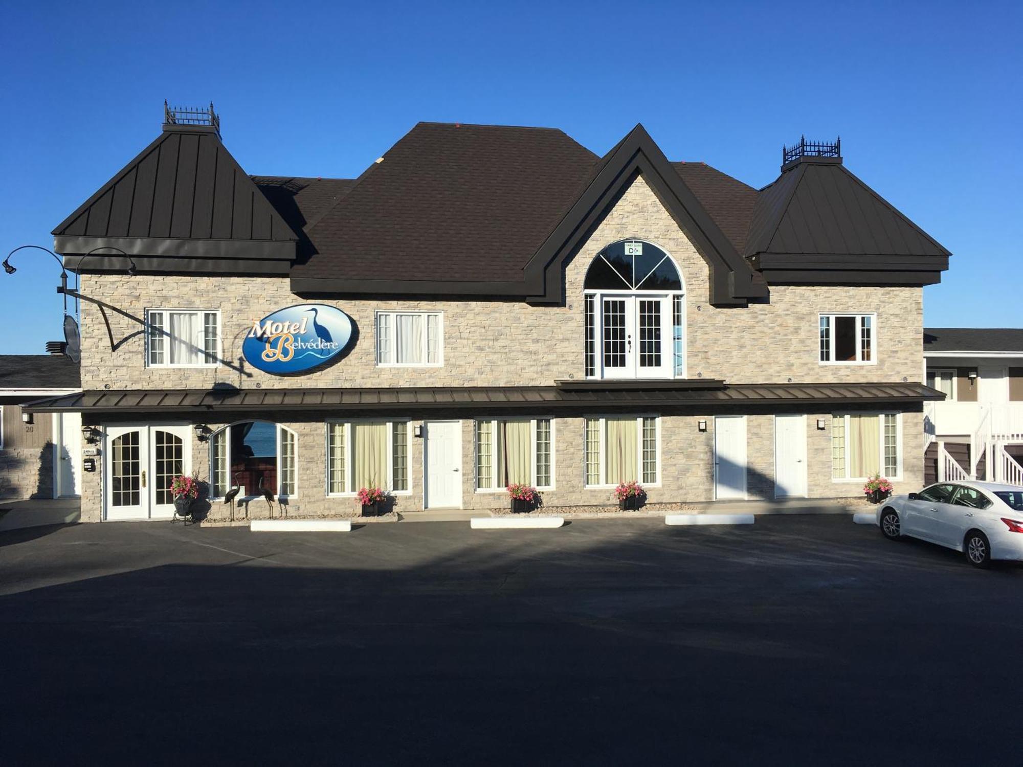 Motel Vue Belvedere Saint-Siméon Exterior foto