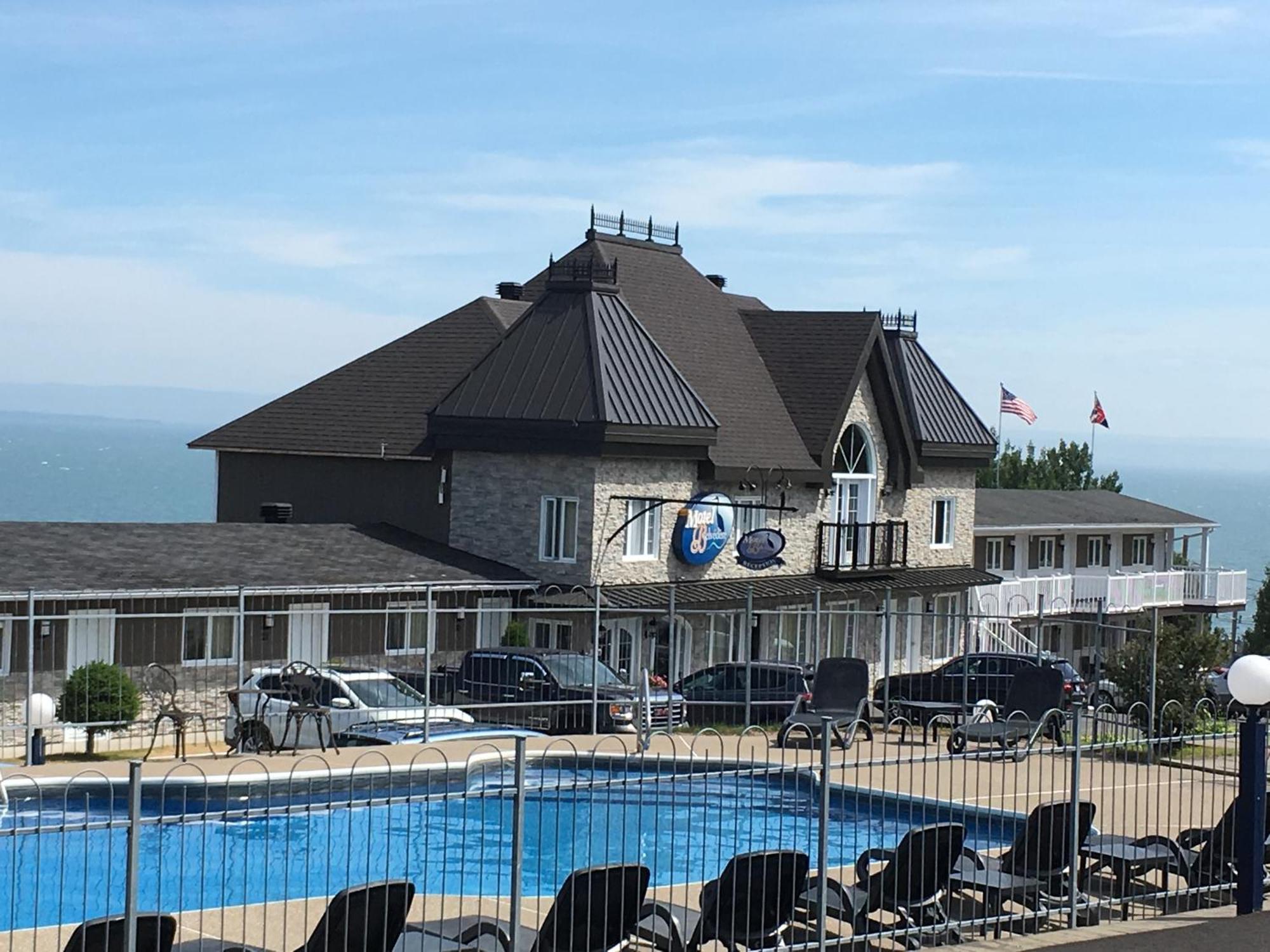 Motel Vue Belvedere Saint-Siméon Exterior foto